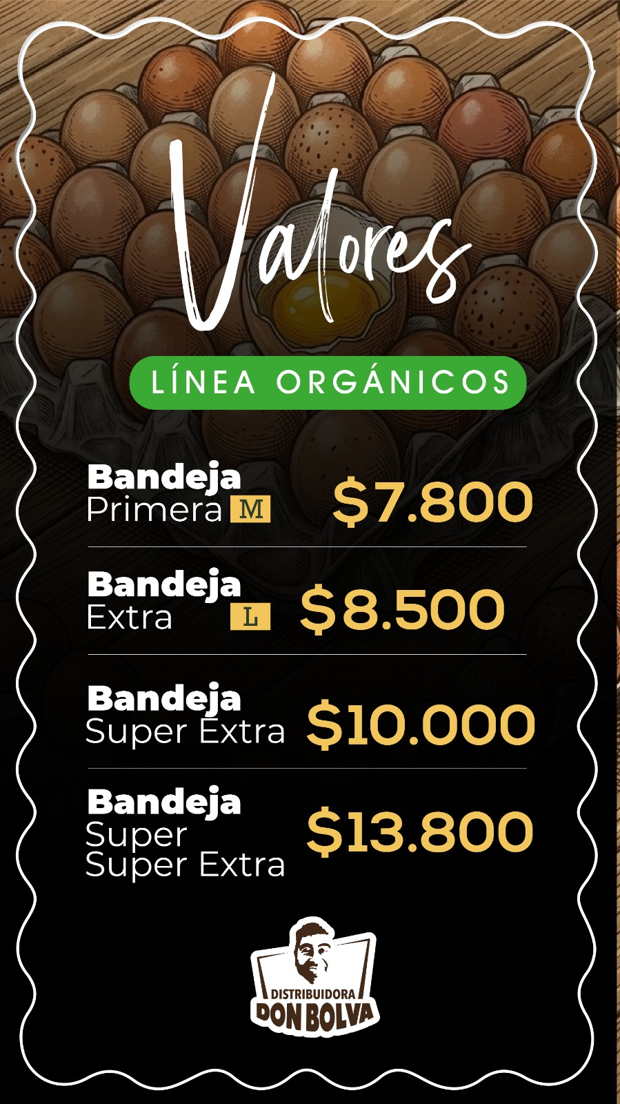 Precios 2026 Don Bolva